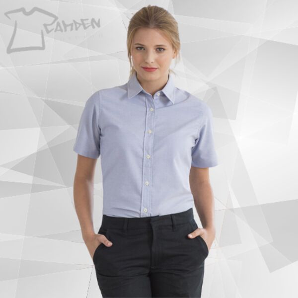 Women's short sleeve classic Oxford shirt Thumbnail
