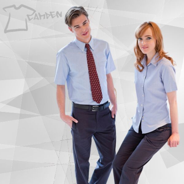 Short sleeve classic Oxford shirt Thumbnail