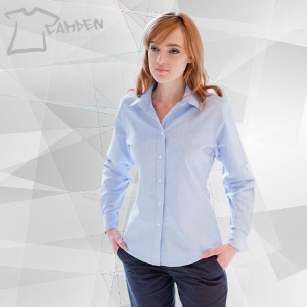 Women's classic long sleeve Oxford shirt Thumbnail