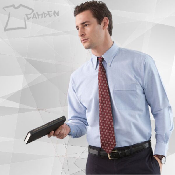 Long sleeve classic Oxford shirt Thumbnail