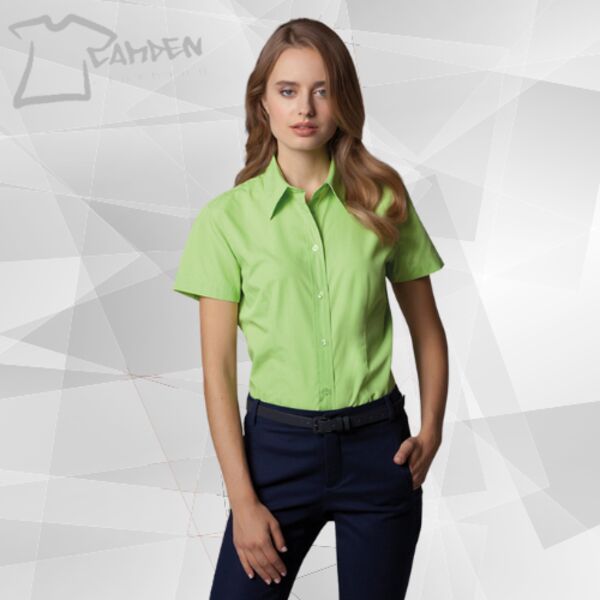 Women's workforce blouse short-sleeved (classic fit) Thumbnail