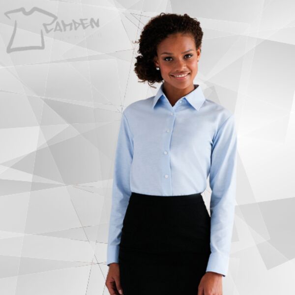 Women's long sleeve easycare Oxford shirt Thumbnail
