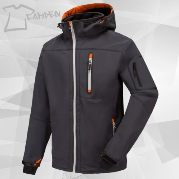 SOFTSHELL JACKET PESSO ACROPOLIS, GREY Thumbnail