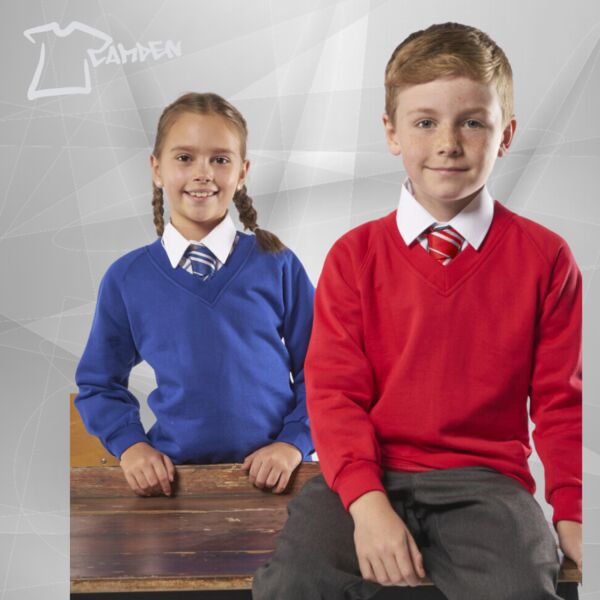 Kids Coloursure™ v-neck sweatshirt Thumbnail