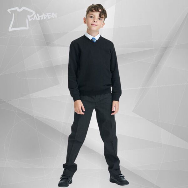 Kids Academy v-neck sweatshirt Thumbnail