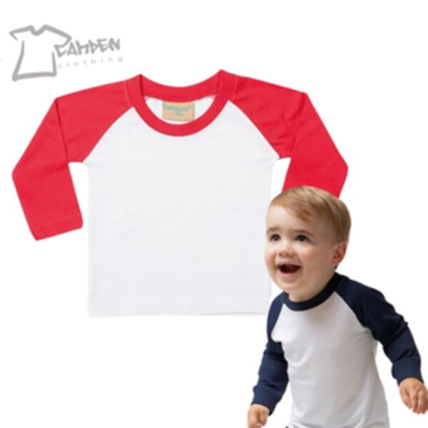 Long sleeve baseball t-shirt Thumbnail
