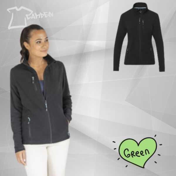 Amber women's GRS recycled full zip fleece jacket Thumbnail