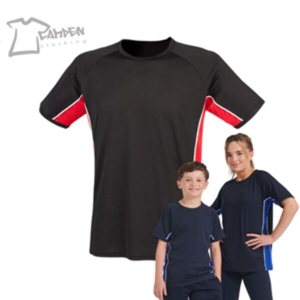 Kids performance panel t-shirt Thumbnail