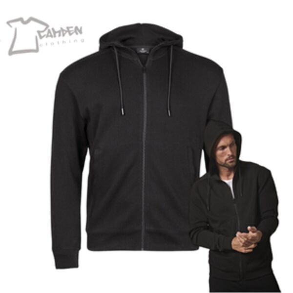 Ribbed interlock hooded full-zip (5508) Thumbnail
