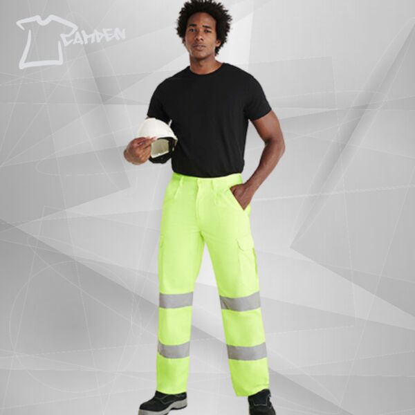 ALFA High-vis long trousers in fluor yellow Thumbnail