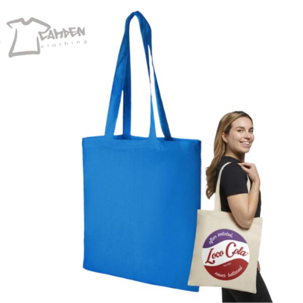 Madras 140 g/m² cotton tote bag Thumbnail