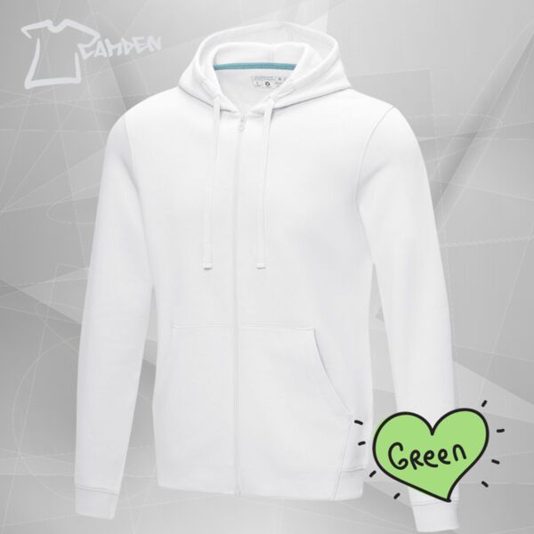 Ruby mens GOTS organic GRS recycled full zip hoodie Thumbnail